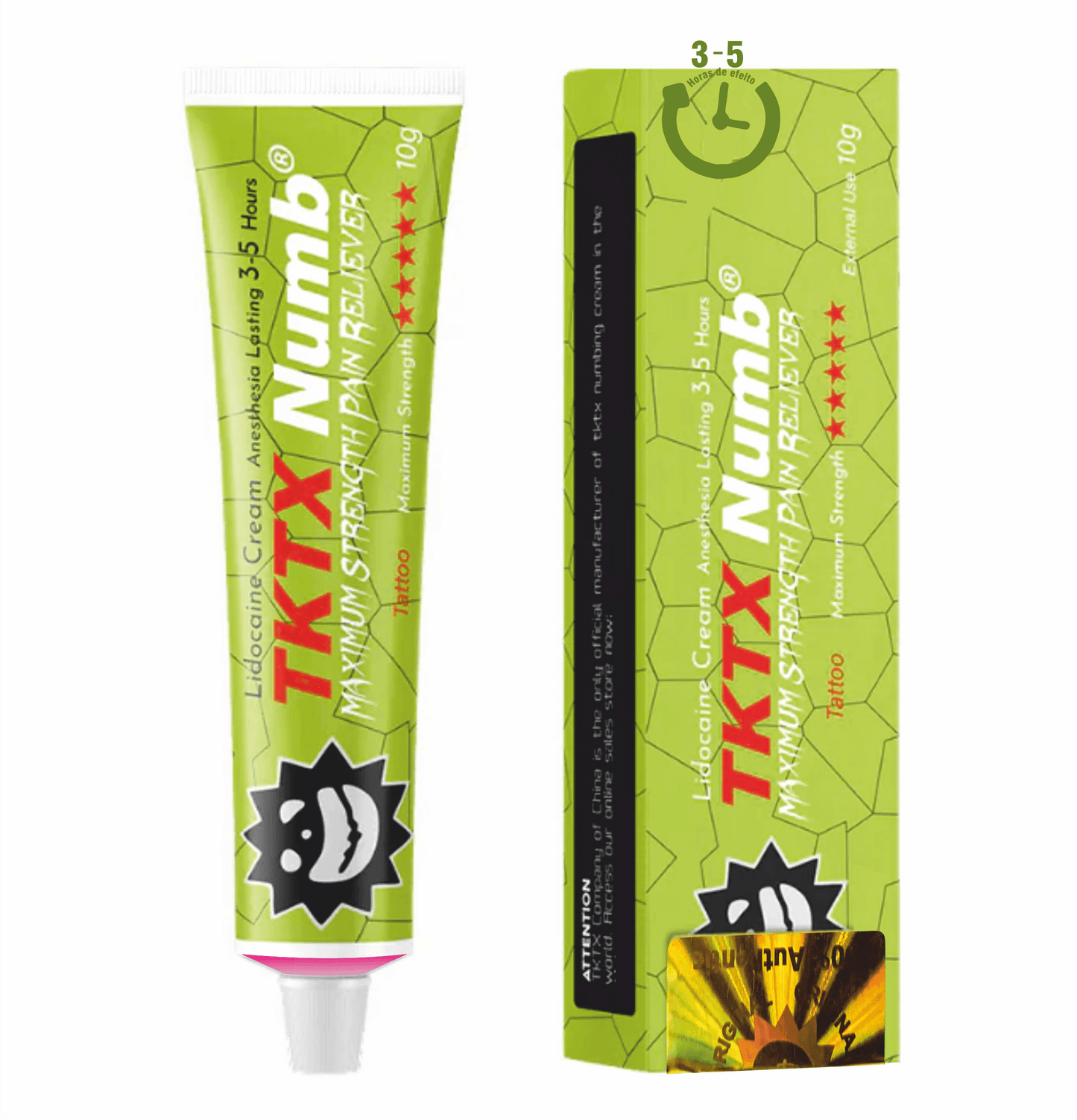 Nova TKTX Numb Verde MAXIMUM STRENGTH - TKTX Numb Cream