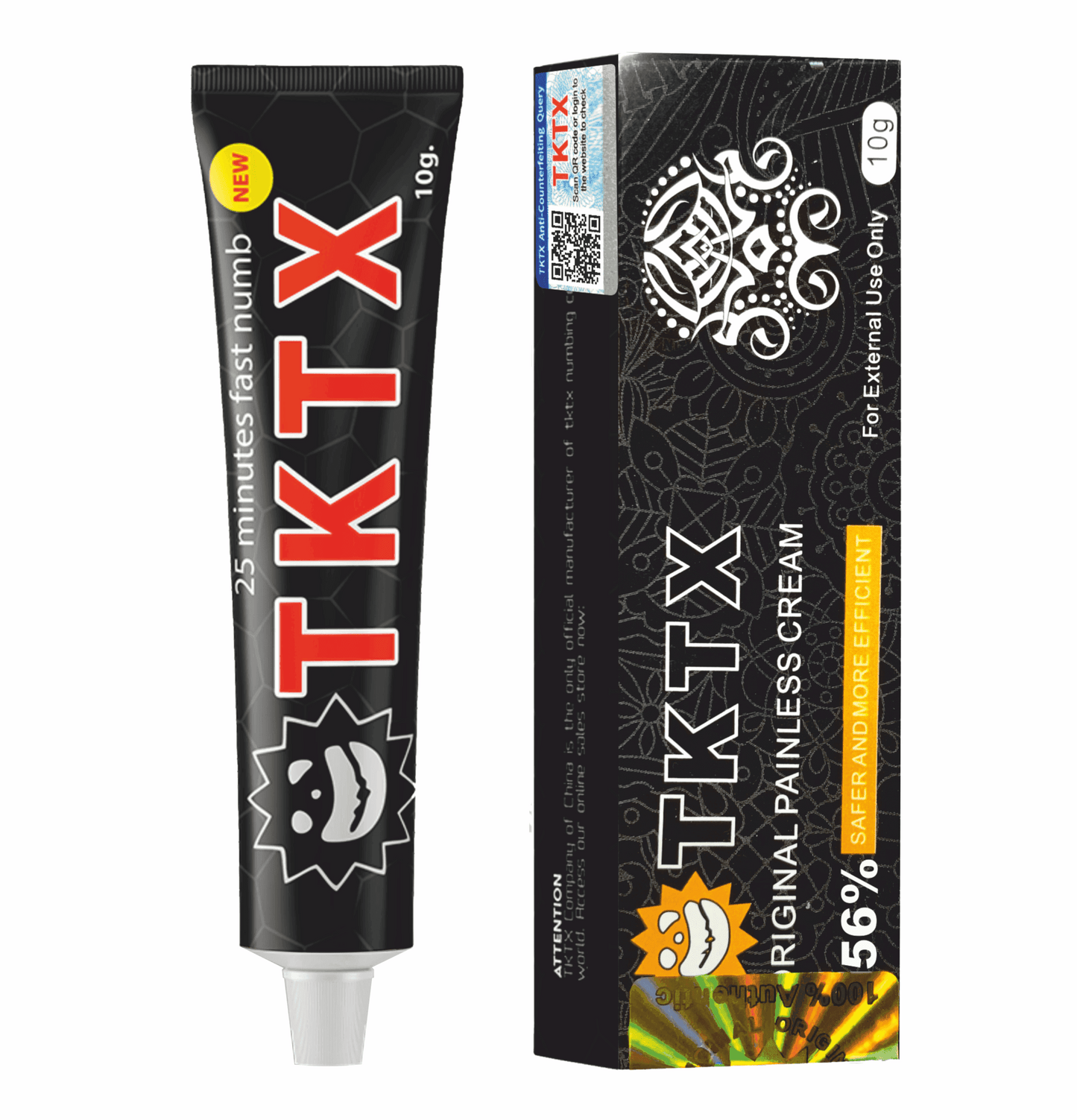 Pomada Anestésica TKTX Preta 56% - TKTX Numb Cream