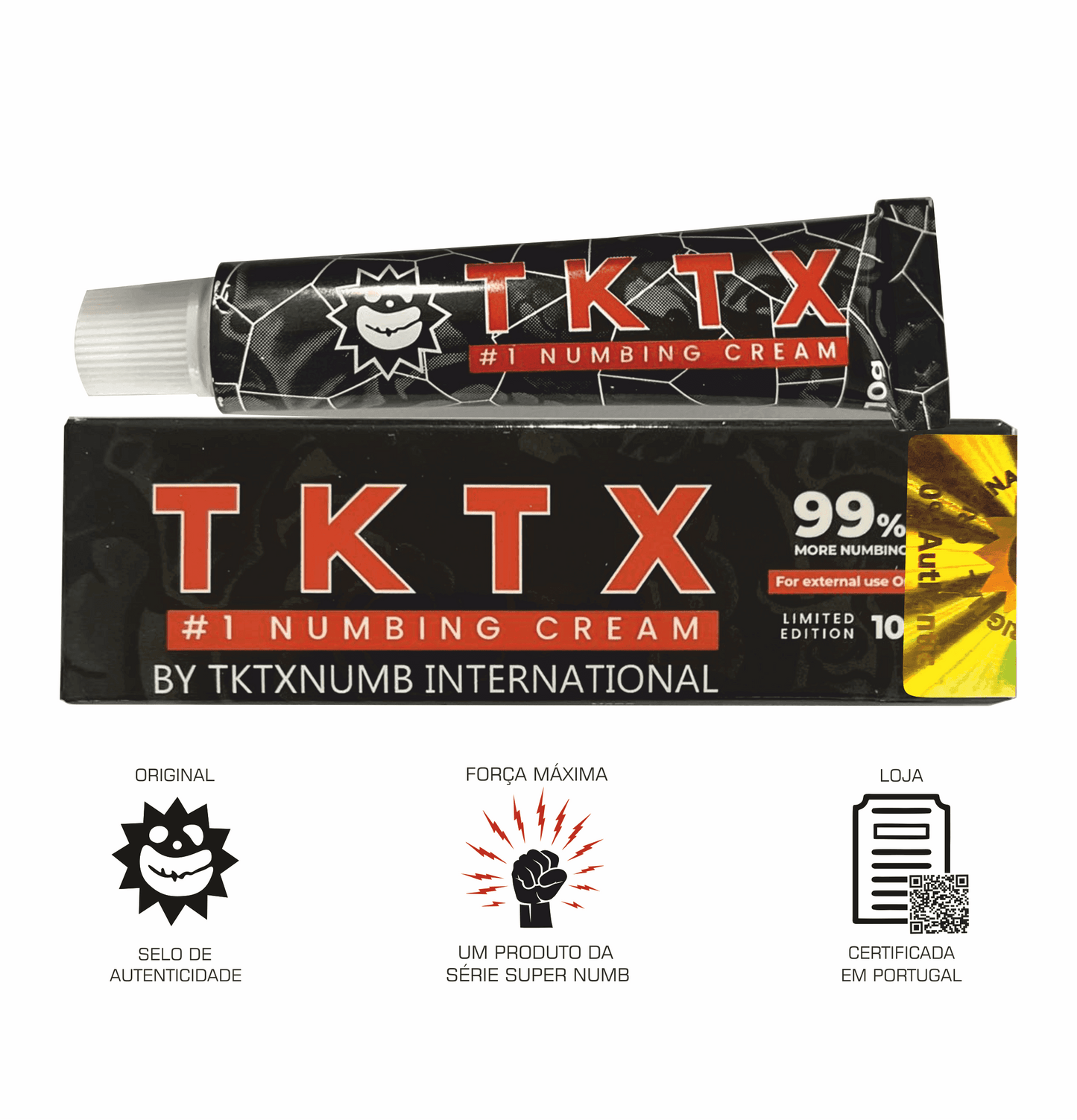Pomada Anestésica TKTX 99% - Grande durabilidade. - TKTX Numb Cream