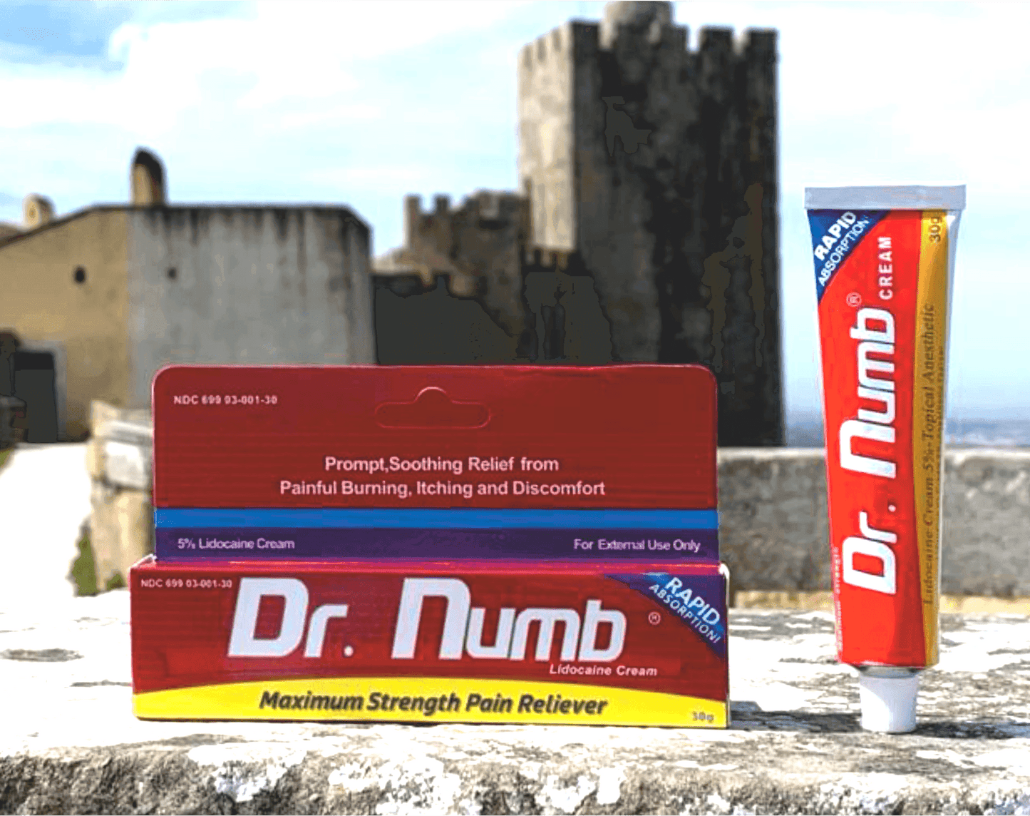 Dr . Numb® Creme Anestésico Tópico - Pele Aberta e Fechada - 30g - TKTX Numb Cream