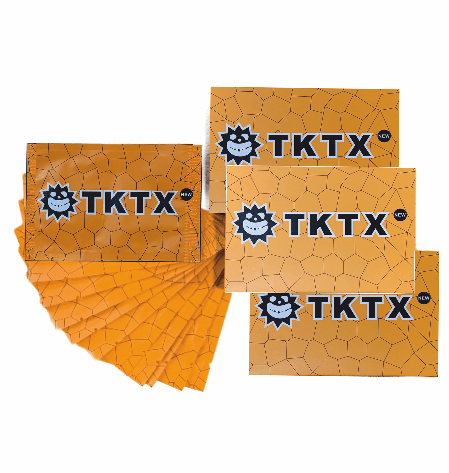 Sticker Anestésico Labial TKTX Yellow | For Lips | 12 Unidades