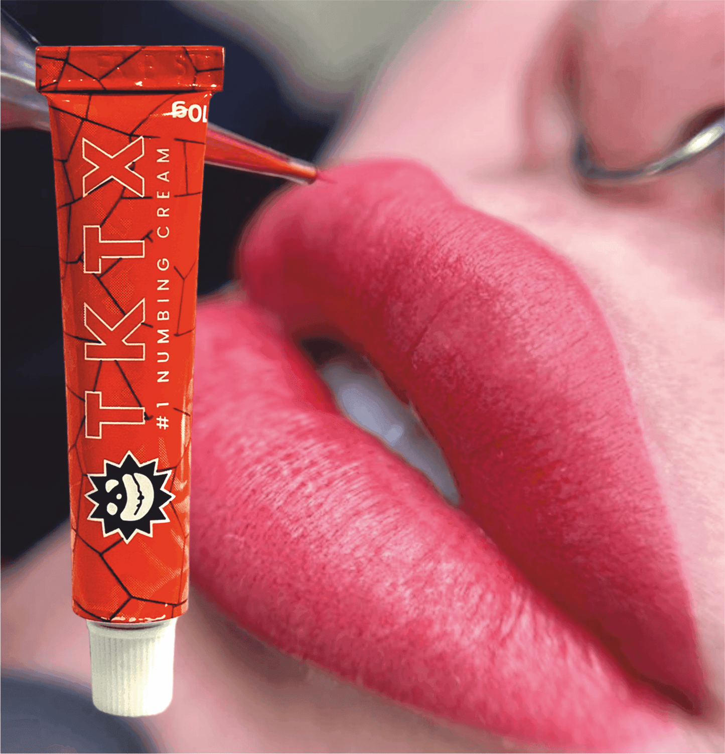 Pomada Anestésica TKTX Red 75% - Rápida Oclusão - Micropigmentação - TKTX Numb Cream