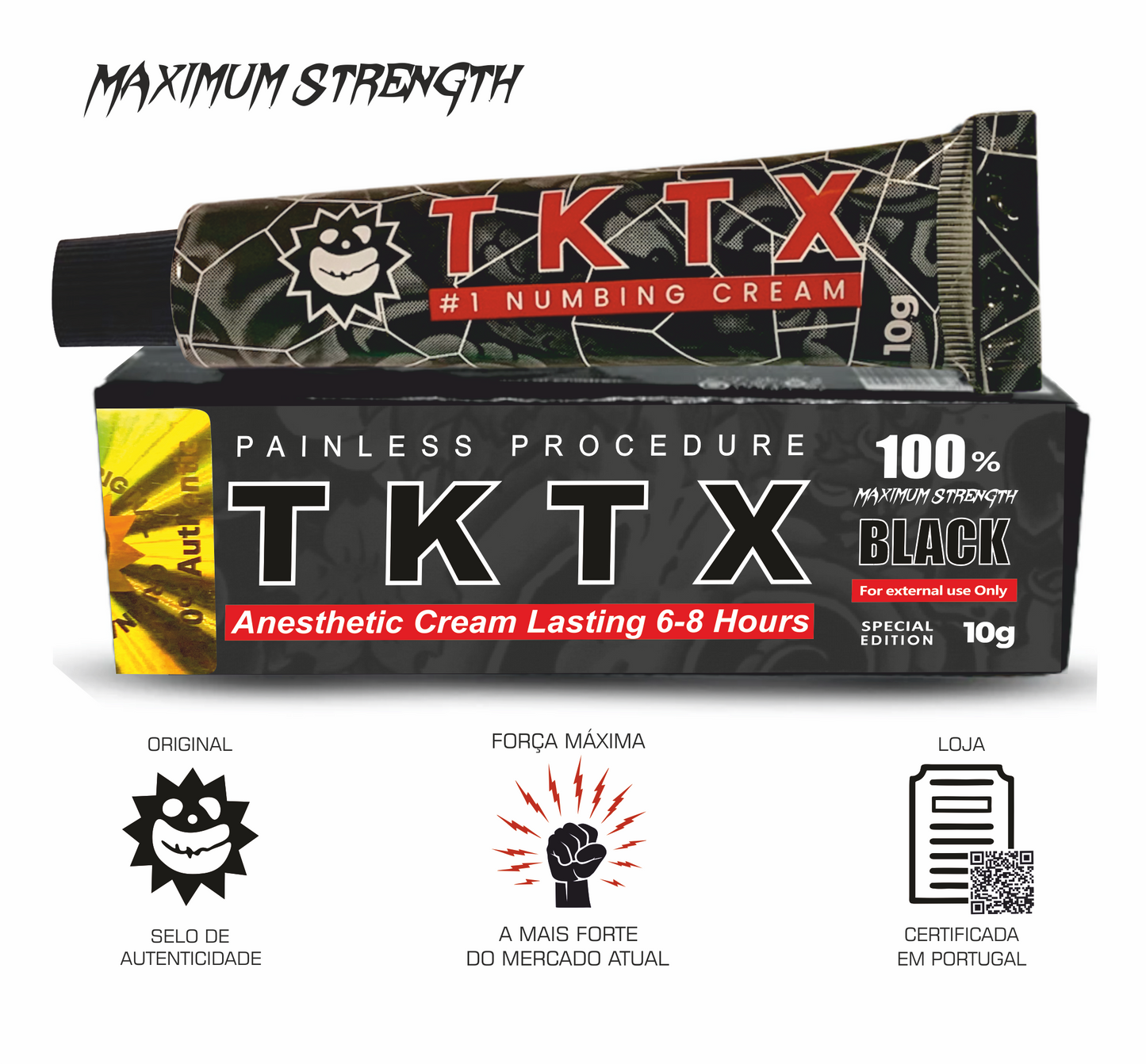 Pomadas TKTX 100% Força Máxima | ATACADO