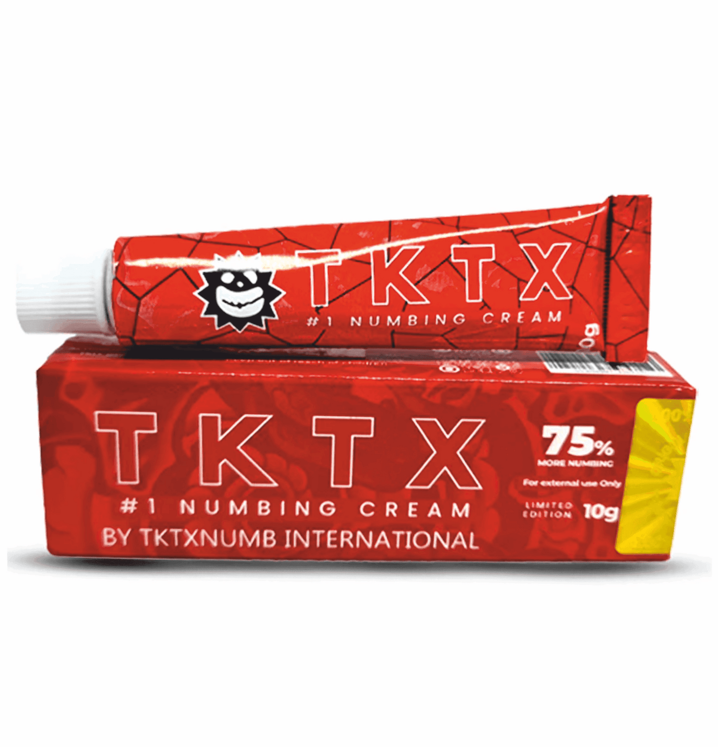 Pomada Anestésica TKTX Red 75% - Rápida Oclusão - Micropigmentação - TKTX Numb Cream