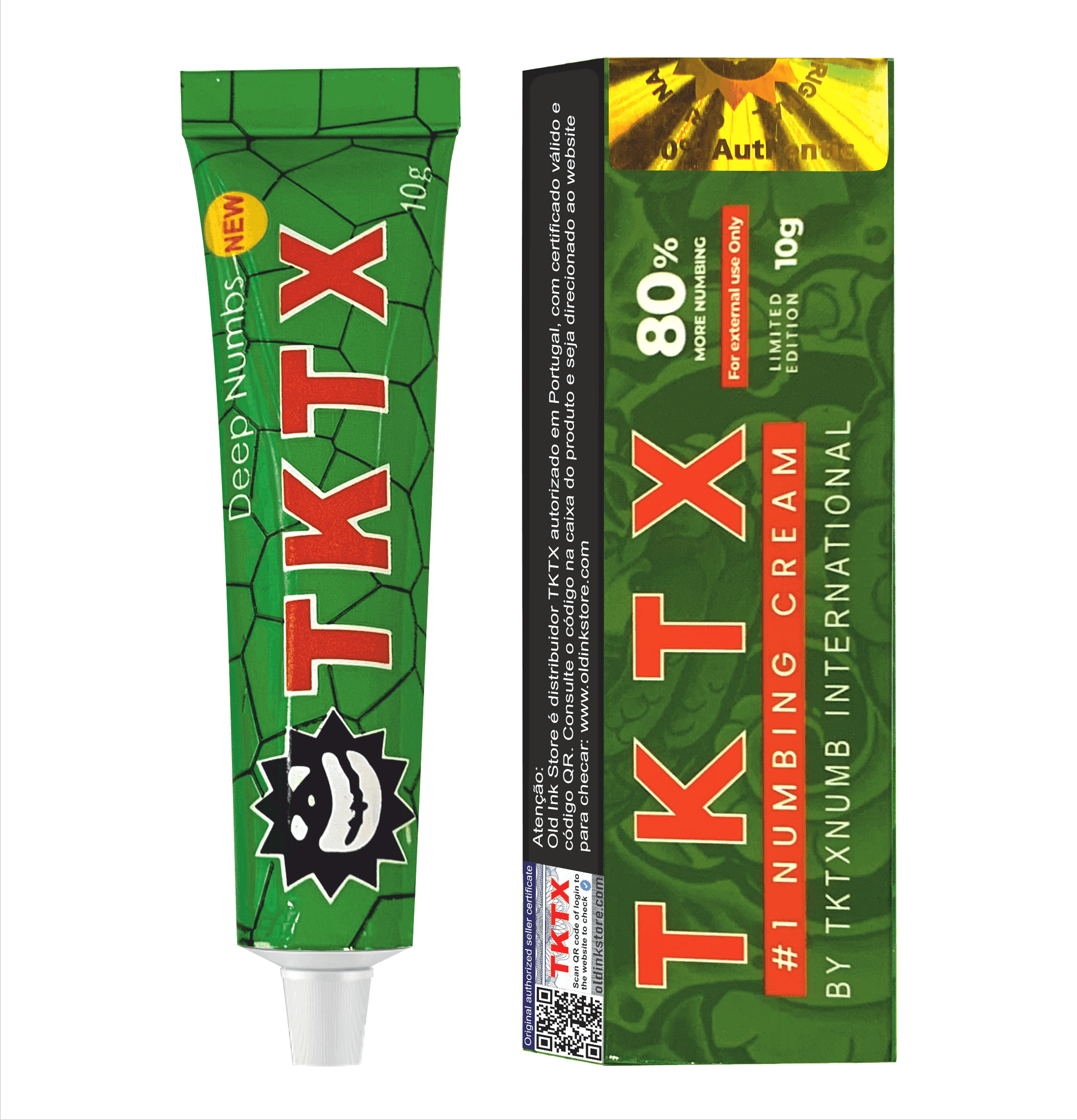 Pomada Anestésica TKTX Verde 80% - Deep Numb. - TKTX Numb Cream
