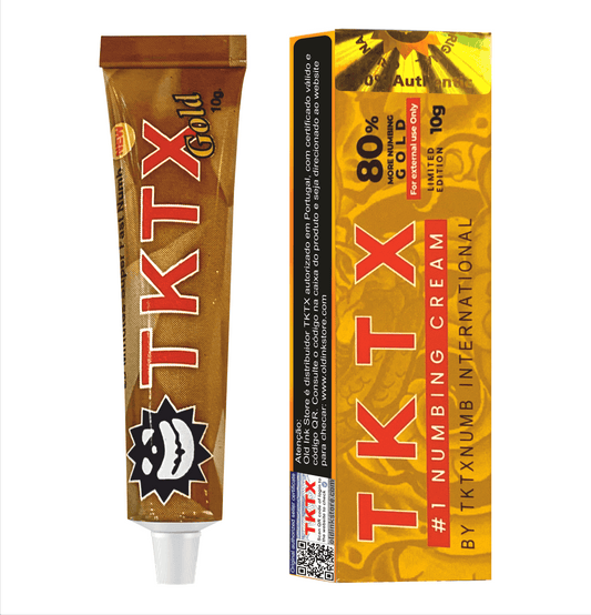 Pomada Anestésica TKTX Gold 80% - Mais ativa. - TKTX Numb Cream