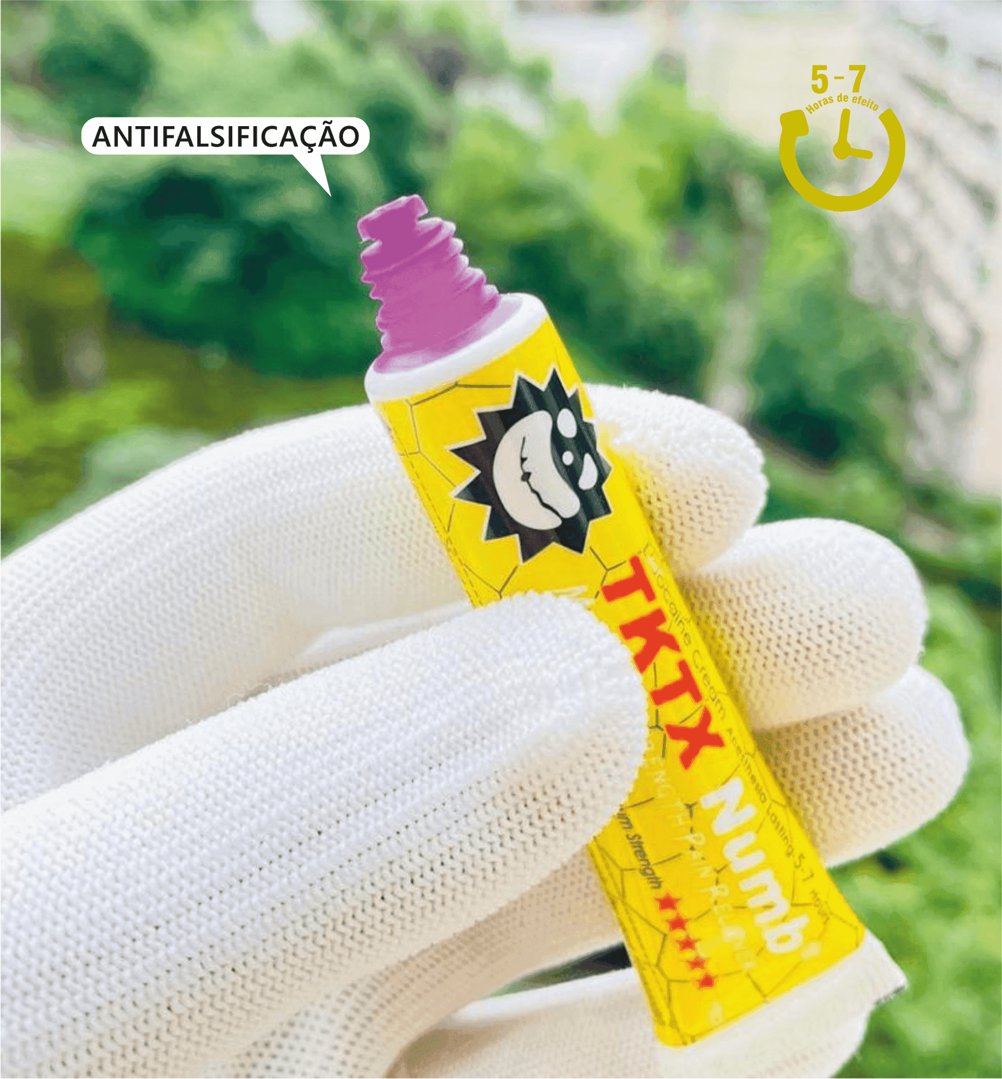 Nova TKTX Numb Amarela MAXIMUM STRENGTH - TKTX Numb Cream