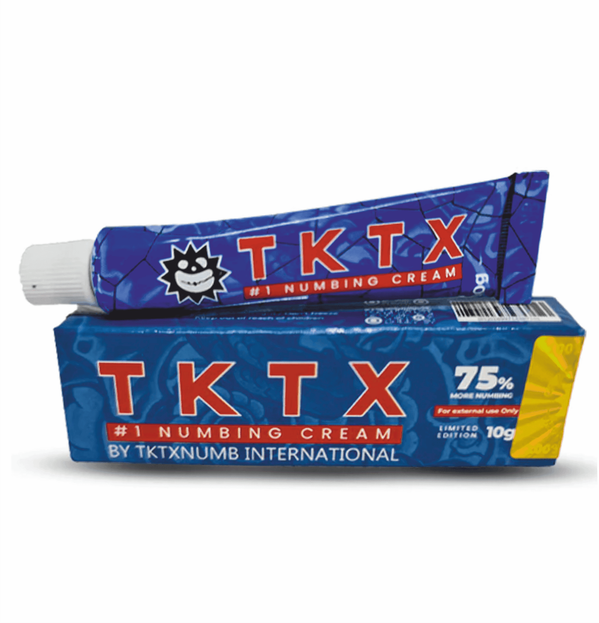 Pomada Anestésica TKTX Azul 75% - Rápida Oclusão - Micropigmentação - Microblading - Microagulhamento - TKTX Numb Cream