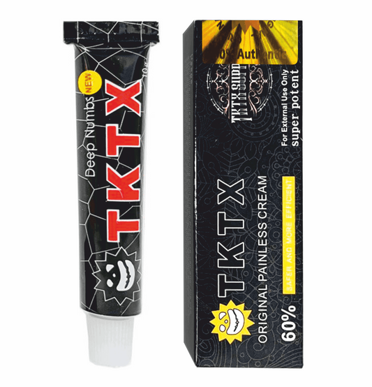 Pomada Anestésica TKTX Preta 60% -Rápido efeito e longa duração. - TKTX Numb Cream