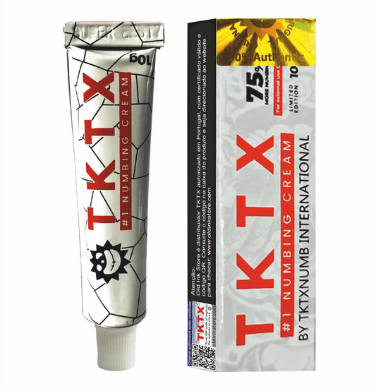 Pomada Anestésica TKTX Branca 75% - Anestésico de efeito rápido. - TKTX Numb Cream