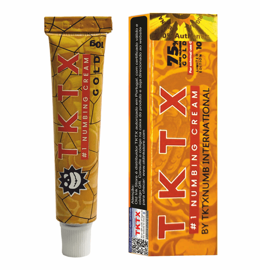 Pomada Anestésica TKTX Gold 75% - Maior profundidade e longo efeito. - TKTX Numb Cream
